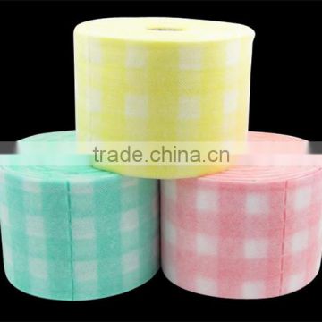 Spunlace disposable dry nonwoven roll towel