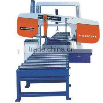 Band sawing machine for channel steel