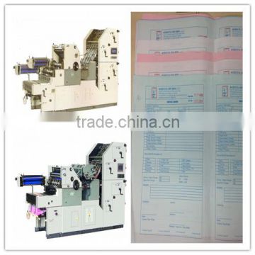 Continuous paper collator with double numbering machine