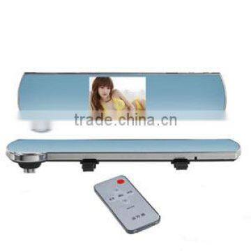 Remote control operation mirror car dvr