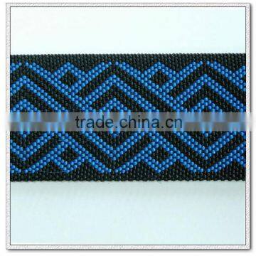 1 1/2 inch pp jacquard decorative webbing 1.5" jacquard webbing for fashion belt