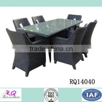 2014 Wicker Table For Garden Use New Design