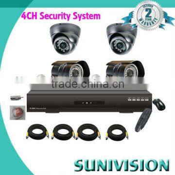 4ch home security camera system