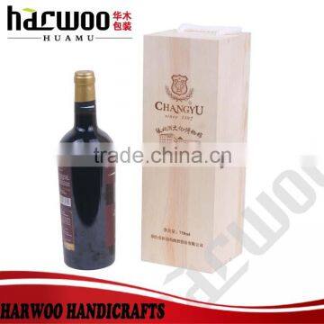 Wood Good Quality Handmade Unfinished Wooden Wine Box photo-6