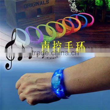 Hot Sale Music Sound Activated Bracelet Silicone Party Sound Activated Bracelet