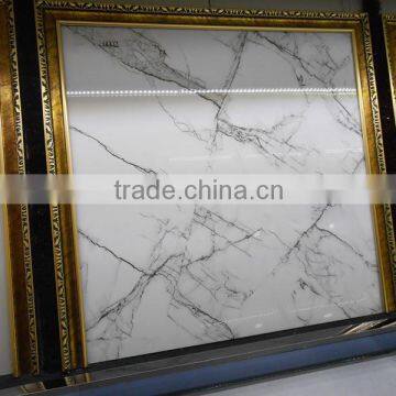 80x80cm snow white polished glazed tiles GC002
