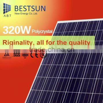 High quality 320W polycrytalline silicon solar panels solar PV module solar factory price