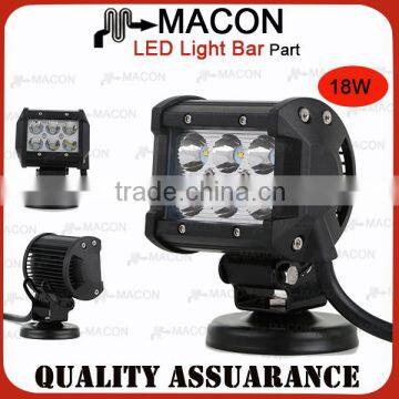 4 inch 18W scooter waterproof led grow light bar Lens material PC 3D