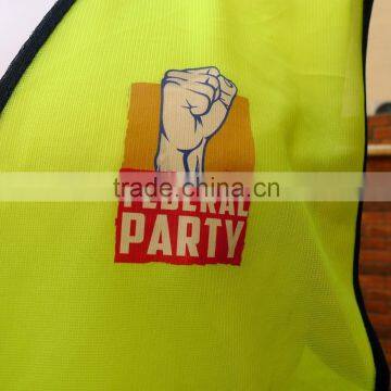 Printing Safety Vest Green Reflective Traffic Vest Emergency Reflective Vest photo-2