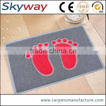 Supplier wholesale custom waterproof vinyl loop bath anti slip mat