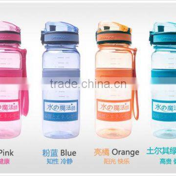 SGS certification eco-friendly water bottle plastic water bottle bpa free