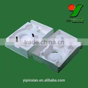 100% Biodegradable Eco-sugarcane Pulp Headset Packaging Tray , Electronics Molded Paper Pulp Packaging photo-5