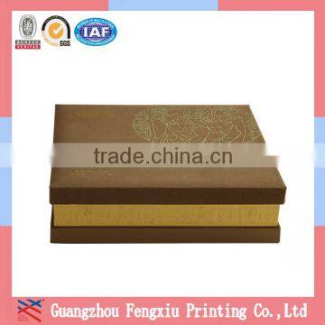 High Quality Printing Packaging Brown White Card Paper Box