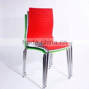 Wholesale Home Furniture fashion dining chair restaurant stacking chair No 1850