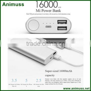 Original Premium Li-ion Battery Cells Super Sized 16000mAh Mi Power Bank for IPad Mini Smartphones Tablets Quality Choice photo-5