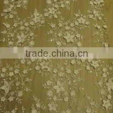 3D lace embroidery dantal guipure lace for wedding dress garment accessory