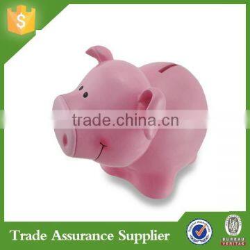 Wholesale Cheap Resin Pink Pig Shaped Piggy Banks