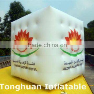 inflatable floatinig cube balloon/ inflatable square balloon for advertising