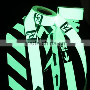 Adhesive glow tape/luminous tape/photoluminescent tape