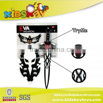 2015 New Children Toys EVA Sword Shield Toy With Music And Light