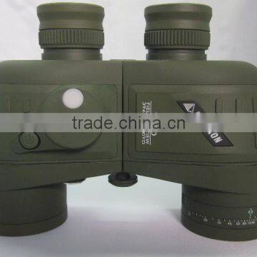 7x50 military binocular waterproof built with compass and rangefinder