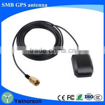 Factory price low profile Hot Universal Car Gps Antenna with magnet base or tape SMB connector