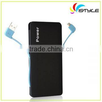 high capacity 8000mah with new design wallet creditcard charger