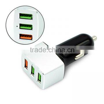 Three Ports USB Plug Car Charger Output 2.1A. 1.5A, 1.0A for Ipad, Iphone, Mobile photo-4