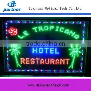 2014 Customer Led Sign for Restaurant