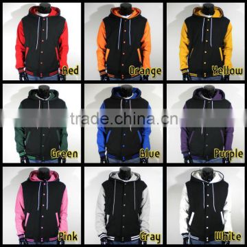 hooded varsity letterman jackets