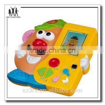 New designing of toy games machine kids electronic educational toys, factory make own design cartoon games machine