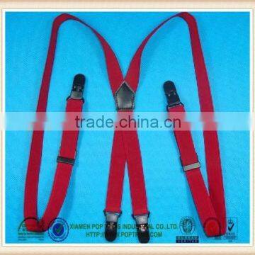 1" red suspender for children