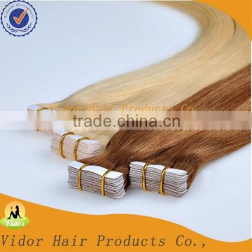 Silky Straight Virgin 100% Unprocessed Tape Hair Weft