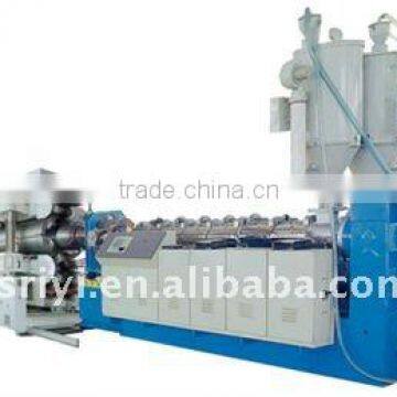 Double-wall corrugated pipe production line