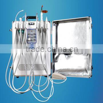 Dental Portable Dental Unit Metal Mobile Case 4 holes