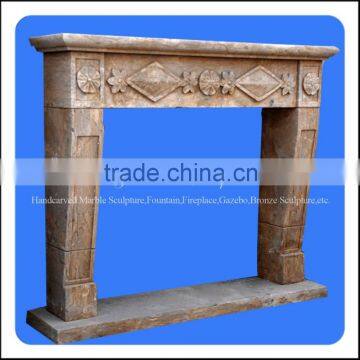 Simple Modern Decorative Indoor Antique Fireplace Mantel