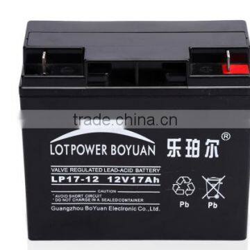 Guangzhou Best Selling 12 volt 17ah Deep Cycle Vrla Battery