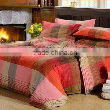 wholesale printed cotton twill bed set bed sheet