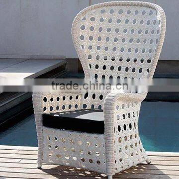 Cream white wicker garden chair /rattan garden chair alibaba best sellers