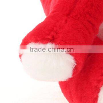 China Red Stuffed Sitting Dinosaur Toys Factory photo-3