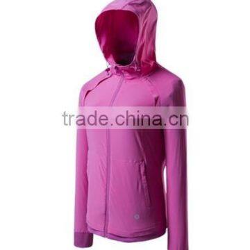 2015 wholesale women sport jackets/waterproof jacket