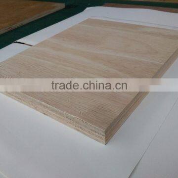 Red oak veneer faced plywood 18mm