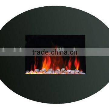 CE safety protection electic fireplace in wall mounted