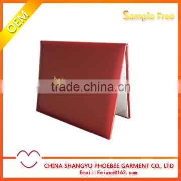 China facotry wholesale handmade red diploma cover or certificate holder