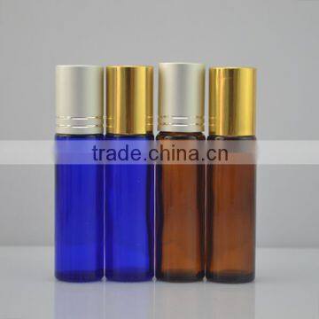 10ml Cylinder deodorant glass bottle roll on perfume bottle