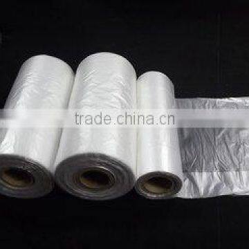 HDPE Printed Plastic Bags for Food Packaging Green Flat Plastic Bag On Roll photo-3