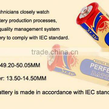 Wholesale Price Aluminium Foil Jacket Aa/r6p/r6 1.5v Battery Um-3