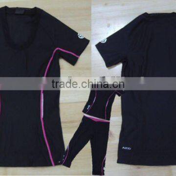 Ladies Fitness T-shirts / Sets, Ladies Sports Baselayer Sets, Girl's Fitness Set