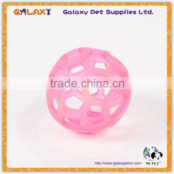Plastic Cat Toy Ball With Bell Inside, Plastic Cat Bell Ball Toys Double Color Ball Pet Toys With Small Bell photo-2