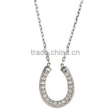Fashion Cubic Zirconia Horseshoe Chain Necklace 2013 Vners